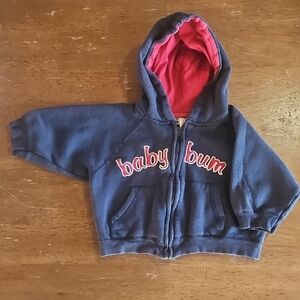 BabyBum Kids Hoodie in Blue and Red